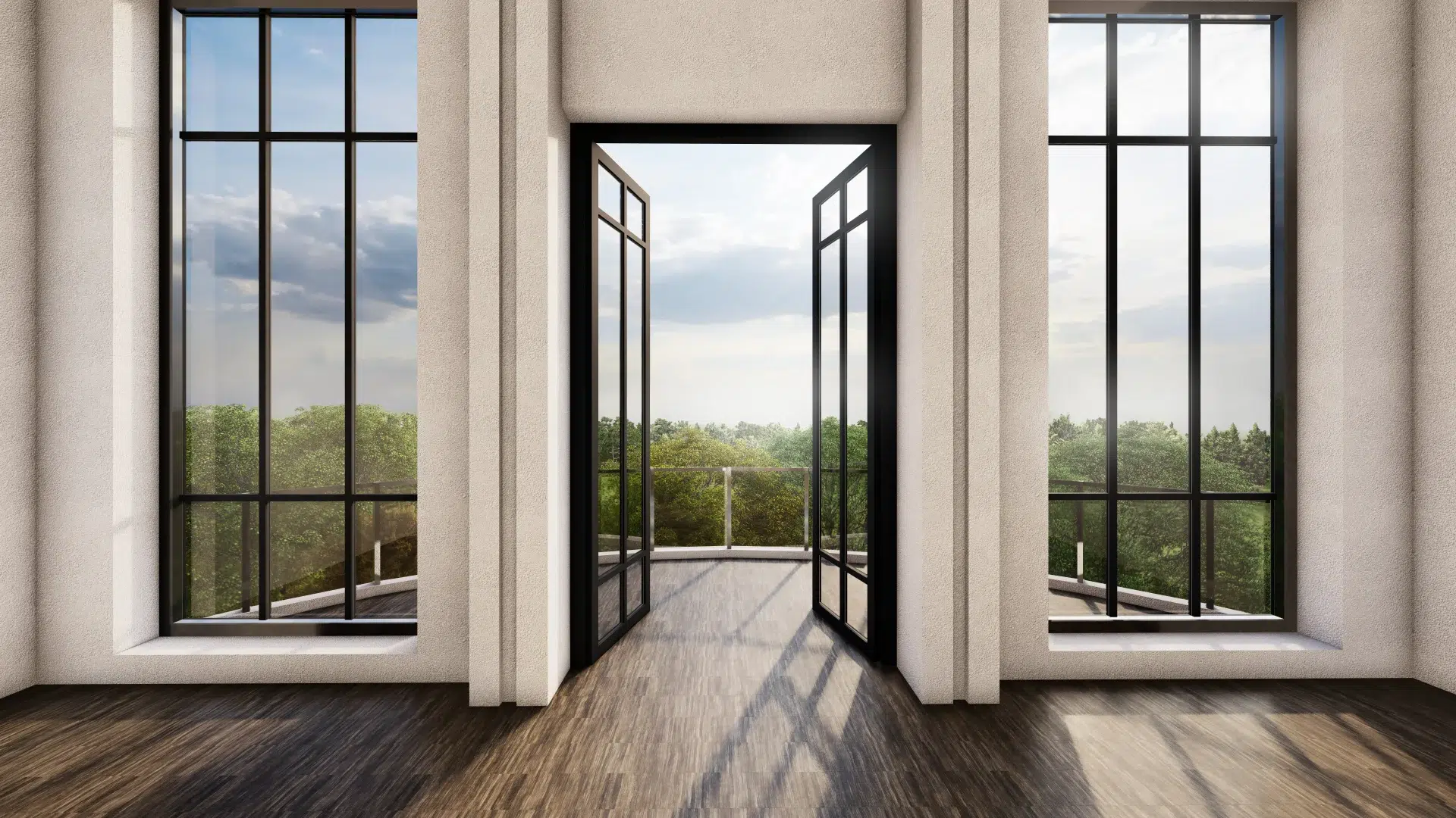 VLX 100 Double Swing / French Door in Long Beach, CA | Juniper Windows Long Beach - detail 1