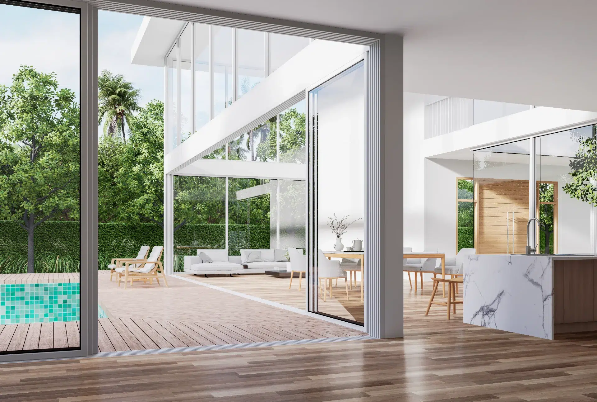 VLX 138 Panoramic Sliding Door in Long Beach, CA | Juniper Windows Long Beach - detail 1